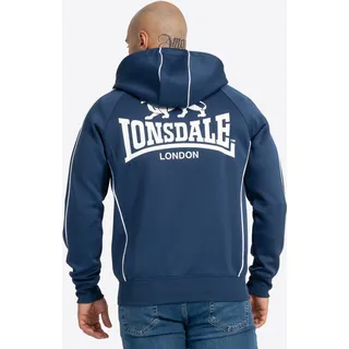 Lonsdale ACHAVANICH Reißverschlusspullover - Dark Navy / White - 2XL