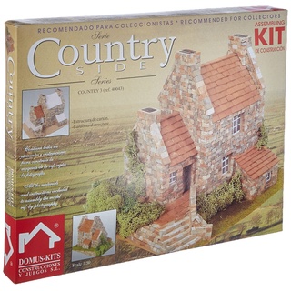 Domus Kits Domus Kits40043 2250 Teile Country 3 Haus Modell, Maßstab 1:50, Mehrfarbig