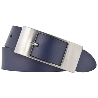 Bernd Götz Damen Leder Gürtel 35 mm marine Rindleder Damengürtel (105 cm)