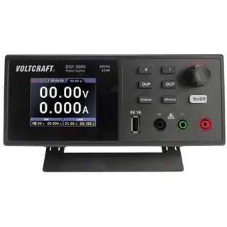 VOLTCRAFT DSP-3005 Labornetzgerät, einstellbar 0 - 30 V 0 - 5 A 150 W USB 2.0 Stecker A fernsteuerbar Anzahl Ausgänge 1 x