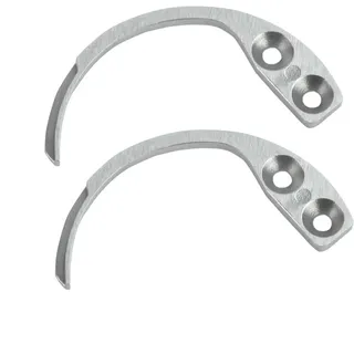 DECARETA 2er Set Edelstahl Hand Stiftöffner Detacher-Etikettenentferner Detacher-Hakenschlüssel Magnetlöser Warensicherung für Diebstahlsicherung Etikettenentferner Schutz