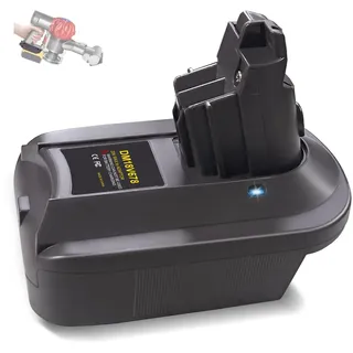 Batteriekonverter für Dyson V6 V7 V8 Serie Akku, umrüsten in verwendet für Milwaukee/für DeWalt 18V Batterie, funktioniert für Dyson V8 V7 V6 Animal Absolute Motörhead Staubsauger