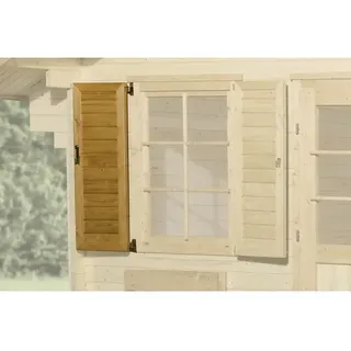 Weka Fensterladen 1-seitig 84 x 113 cm Beige
