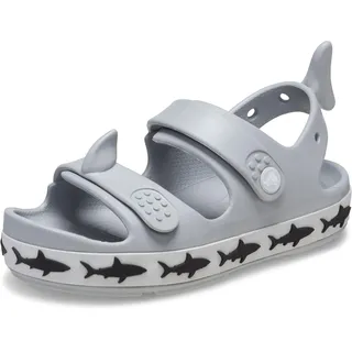 Crocs Crocband Cruiser Shark Sandalen, Für Kleinkinder - Light Grey, 23/24
