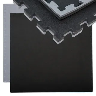 Eyepower 90x90cm Trainingsmatte mit Rand - 20mm Bodenschutz-Matte