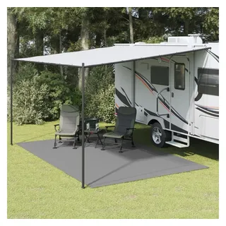 vidaXL Zeltteppich Hellgrau 5x3 m