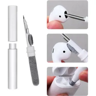 Air Pod Reinigungsstift Reiniger für Apple Air Pods Pro Bluetooth Kopfhörer und Handys cleaner cleaning pen Reinigungsset Clean Kit Ear Pod - Weiß