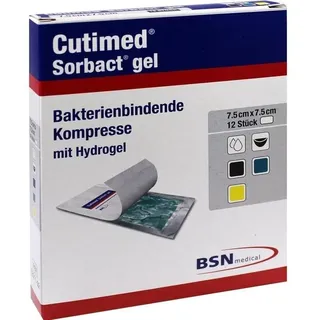 BSN Medical Sorbact Gel Kompressen 7,5 x 7,5 cm 12 St.