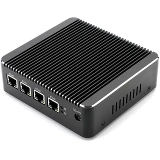 HSIPC J4125/J5005 Firewall Micro Appliance, Mini PC, Router 4*i226 2.5GBE 8G 256G AES-NI Compatible with Pfsense OPNsense