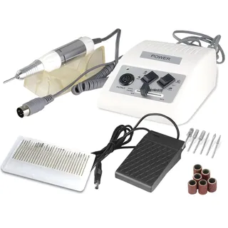 Fußpflegegerät mit 30 teiligem Universal Diamantschleifer Set