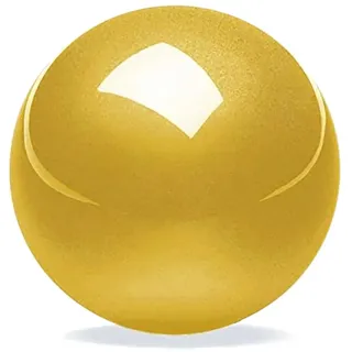 Perixx PERIPRO-303GBK Kleiner Trackball, 34 mm Ersatzball für PERIMICE-517/520/717/720 und M570, Elecom, Kensington, Glänzend Gold