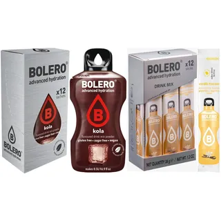 (165,28€/kg) 24 Sticks Bolero Vanille Kola Cola Pulver Getränkepulver zuckerfrei