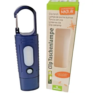 Moses Expedition Natur Clip Taschenlampe, sortiert