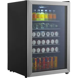 Hanseatic HBC115ECBH Getränkekühlschrank (115 l, 845 mm hoch, Edelstahl)