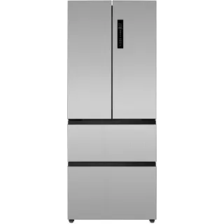 PKM FD403ENFDIX French-Door-Kühlschrank (403 l, 1765 mm hoch, Silber)