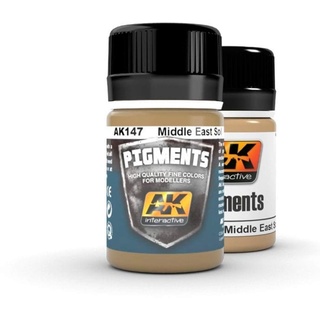 AK Interactive Pigments - Middle East Soil (x6)