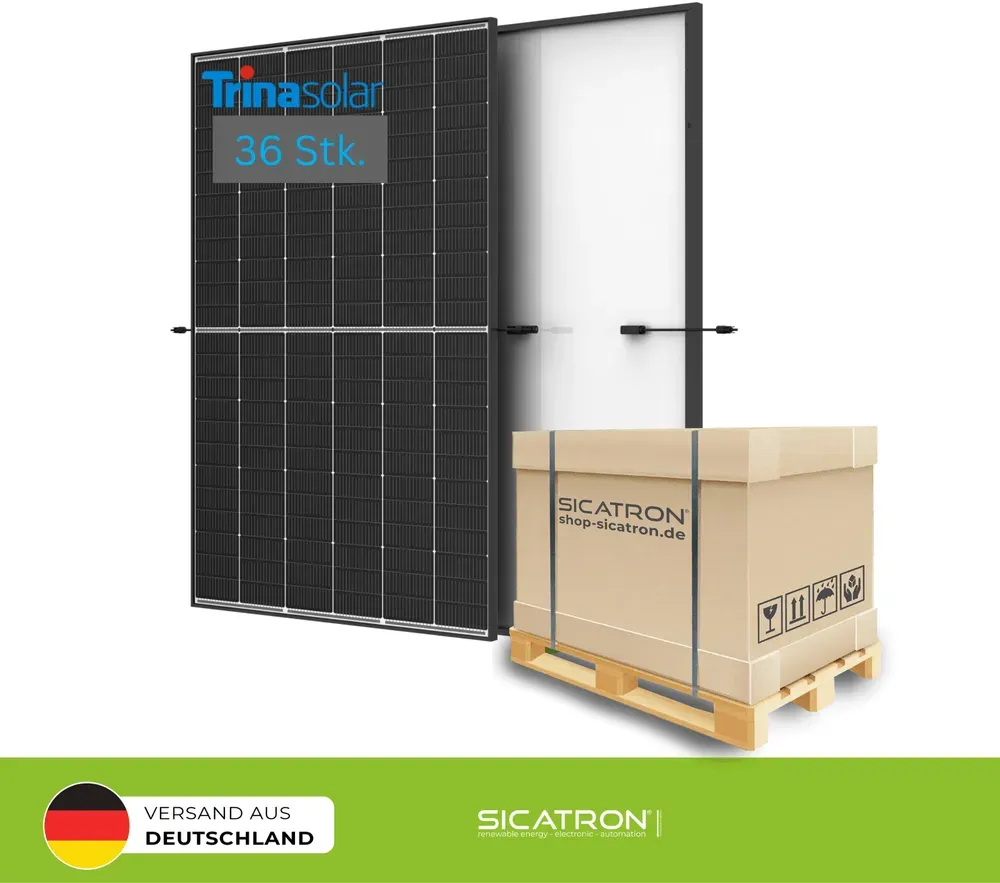 455 Watt  Glas-Glas Black Trina Vertex S+ 455w TSM-NEG9R.28 (Palette 36.Stk) - 0 % für Privatkunden