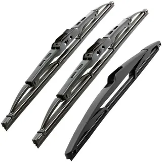 Recambo SCHEIBENWISCHER VORNE + HINTEN kompatibel für MITSUBISHI COLT | Typ Z30 | BJ 2004-2008 (3er Set: 650mm / 300mm / 350mm)