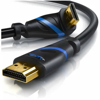 Primewire 8K Premium HDMI Ultra High Speed Kabel 2.1 90° gewinkelt, 7680 x 4320 @ 120 Hz mit DSC - 1m