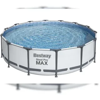 Set 427 x 107 cm lichtgrau inkl. Filterpumpe + Zubehör