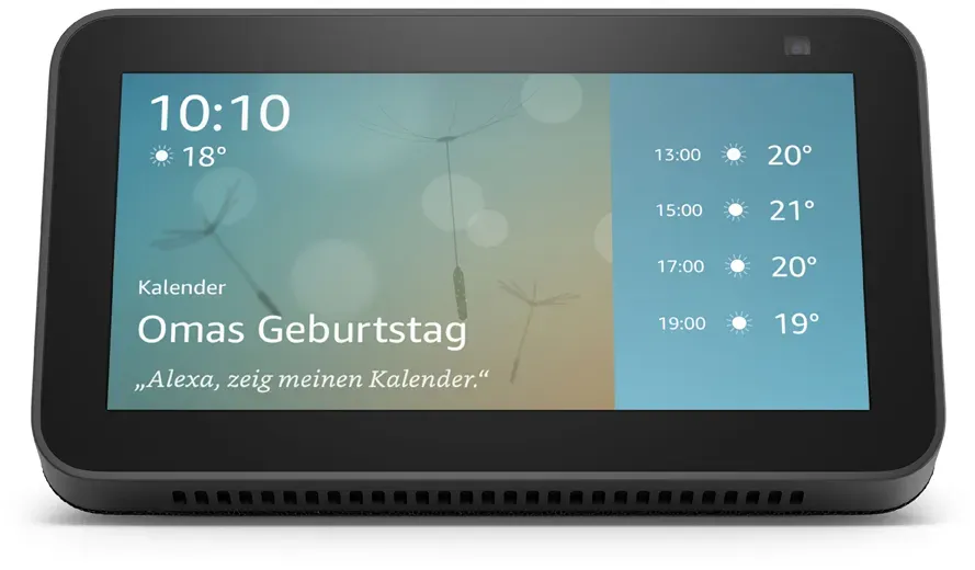 Amazon Echo Show 5 2. Gen. 2021, anthrazit Smart Display mit Alexa und 2-MP-Kamera