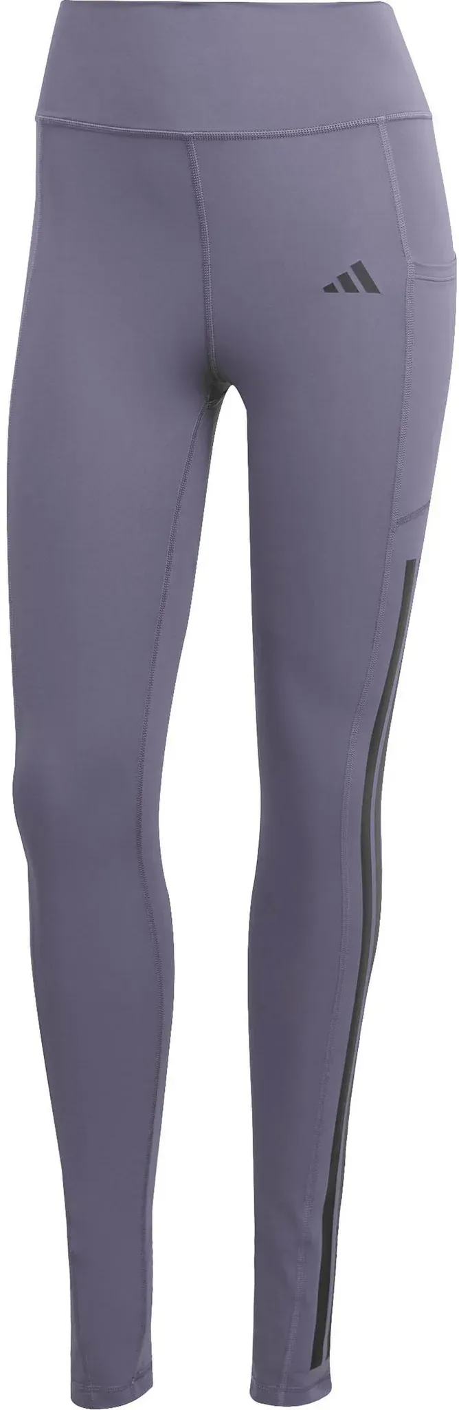 adidas OPT Tights Damen in preloved violet, Größe L - grau