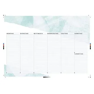 Schreibtischunterlage grün Papier 60,0 x 42,0 cm, 40 Blatt