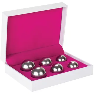 Liebeskugeln aus Metall im Set mit 3 Kugelgrößen 28g, 44g, 64g - Beckenbodentraining für Frauen - Perfekt für die Vaginaverengung
