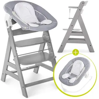 hauck Alpha+ grey inkl. Alpha Bouncer 2 in 1 stretch grey