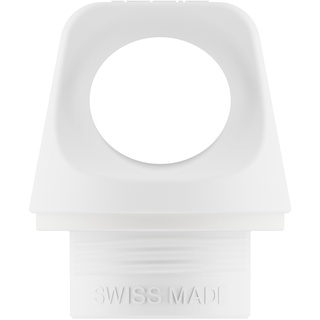 Sigg Screw Top White Verschluss (One Size), Ersatzteil Trinkflasche mit Enghals oder WMB Adapter, auslaufsicherer Verschluss