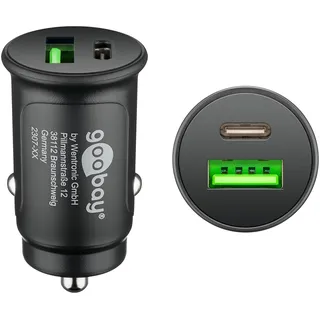 PRO Dual-USB Auto Fast Charger USB-CTM (PD) Power Delivery