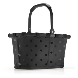 frame glossy dots black