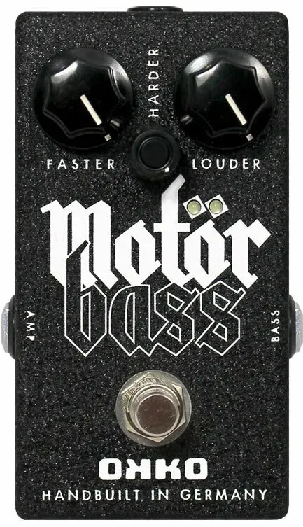 Okko Motörbass aggressive punchy bass distortion Pedal