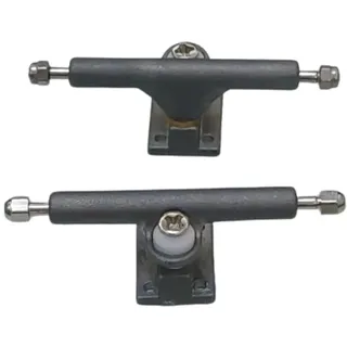 Leefai Pro Fingerboard Trucks (Achsen) 34mm Raw Metal Inverted Style with Single Axles and Updated Pivot Cups
