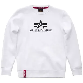 Alpha Industries Basic Sweatshirt White L