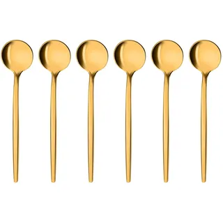 Gräwe Espressolöffel Provence, 6-teilig, gold, Edelstahl
