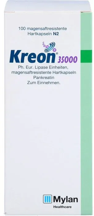 KREON 35.000 Ph.Eur.Lipase Einheiten msr.Hartkaps. 100 St.