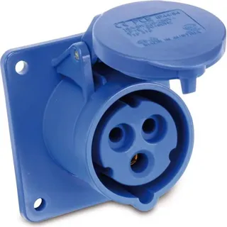 PCE CEE-Anbaukupplung 3-polig, 16 A, 230V, IP44 - Blau
