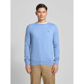 FYNCH-HATTON Herren Pullover blau unifarben, blau, Herbst/Winter 2025/2026