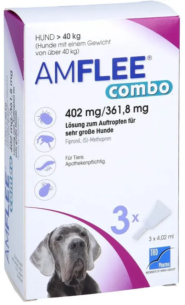 Amflee combo 402/361,8mg Hunde bis 40kg