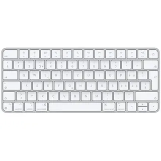 Apple Magic Keyboard & Kabellos, USB + Bluetooth, Aluminium, Weiß