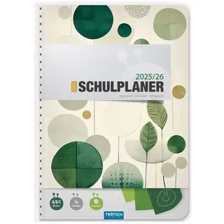 Trötsch Schulplaner Grün 25/26