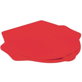 WC-Sitz mit Stützfunktion Rubinrot