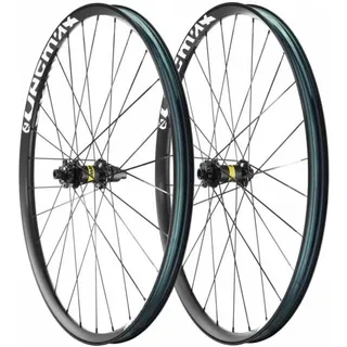 MAVIC E-deemax 27.5 ́ ́ Boost 6b Disc Tubeless Mtb-laufradsatz - Black / White - 15 x 110 / 12 x 148 mm