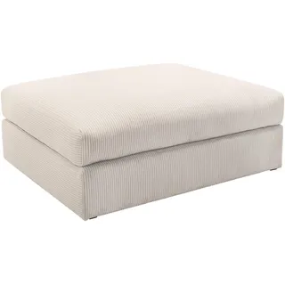 Home Affaire Polsterhocker »Soft&Cosy XL«, in Cord beige