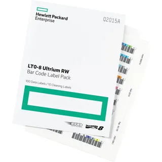 HP LTO-8 Ultrium RW Bar Code Label Pack