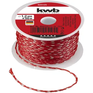 KWB Maurerschnur 1,2 mm Rot 50 m