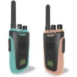 KIDYWOLF - Walkie-Talkies mit Taschenlampe hellblau/rosa