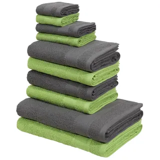 MY HOME Afri (10-tlg.) grün/anthrazit