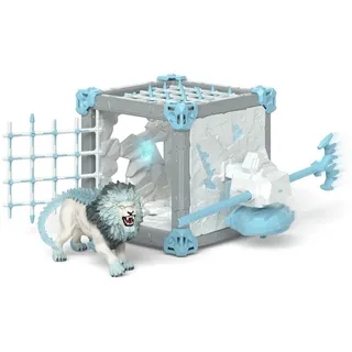 Schleich schleich® 42766 - Eldrador Creatures, BattleCave Eislöwe,